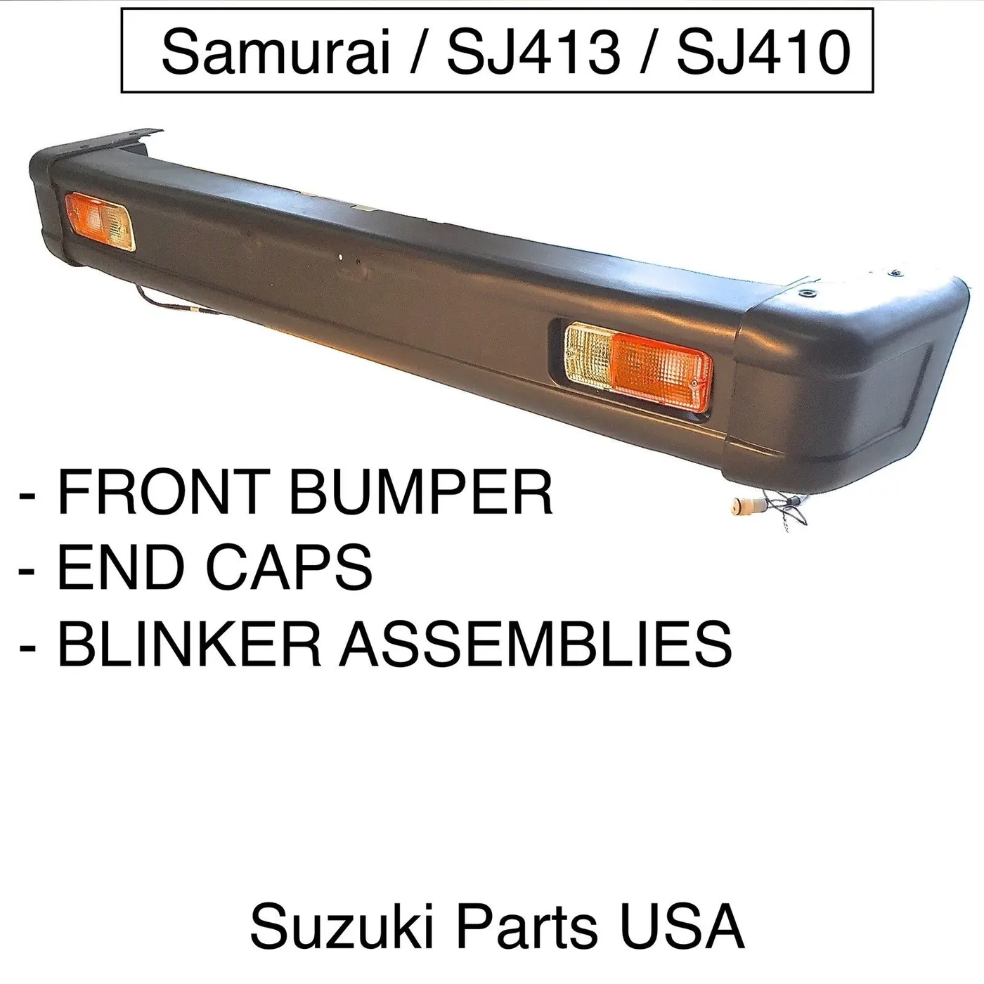 COMPLETE FRONT BUMPER / LIGHT KIT (OEM) – SAMURAI ’80-’95