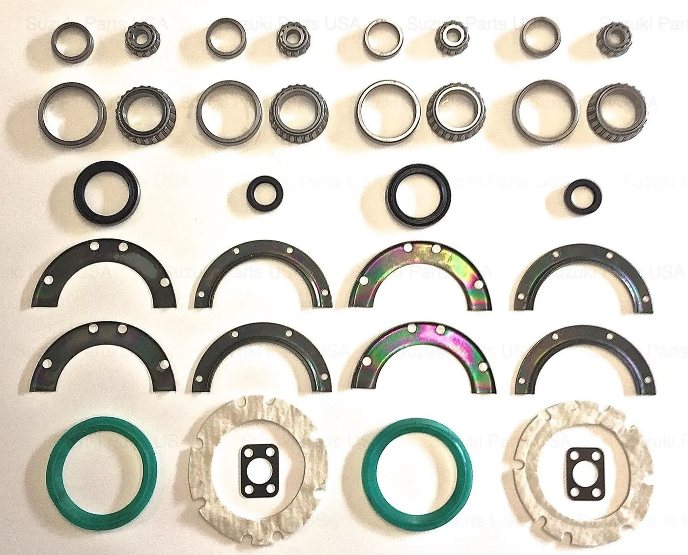 COMPLETE FRONT AXLES STEERING KNUCKLES BEARINGS OIL SEALS – SAMURAI ’85-’95