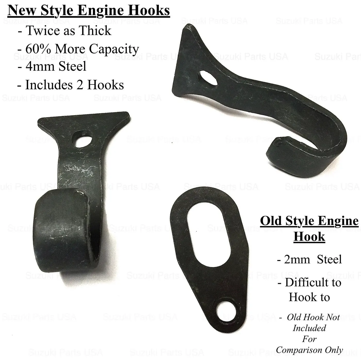 HEAVY DUTY ENGINE HOIST HOOKS – SAMURAI ’80-’95