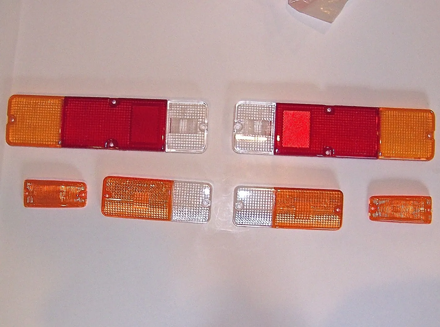 COMPLETE LENS SET – BRAKE LIGHT, TURN, SIDE MARKER LENS – SAMURAI ’85-’95