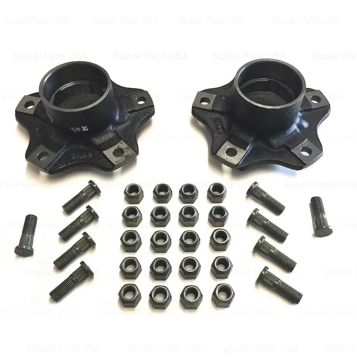 FRONT AXLE HUBS, WHEEL STUDS / LUG NUTS (OEM)- SAMURAI ’80-’95