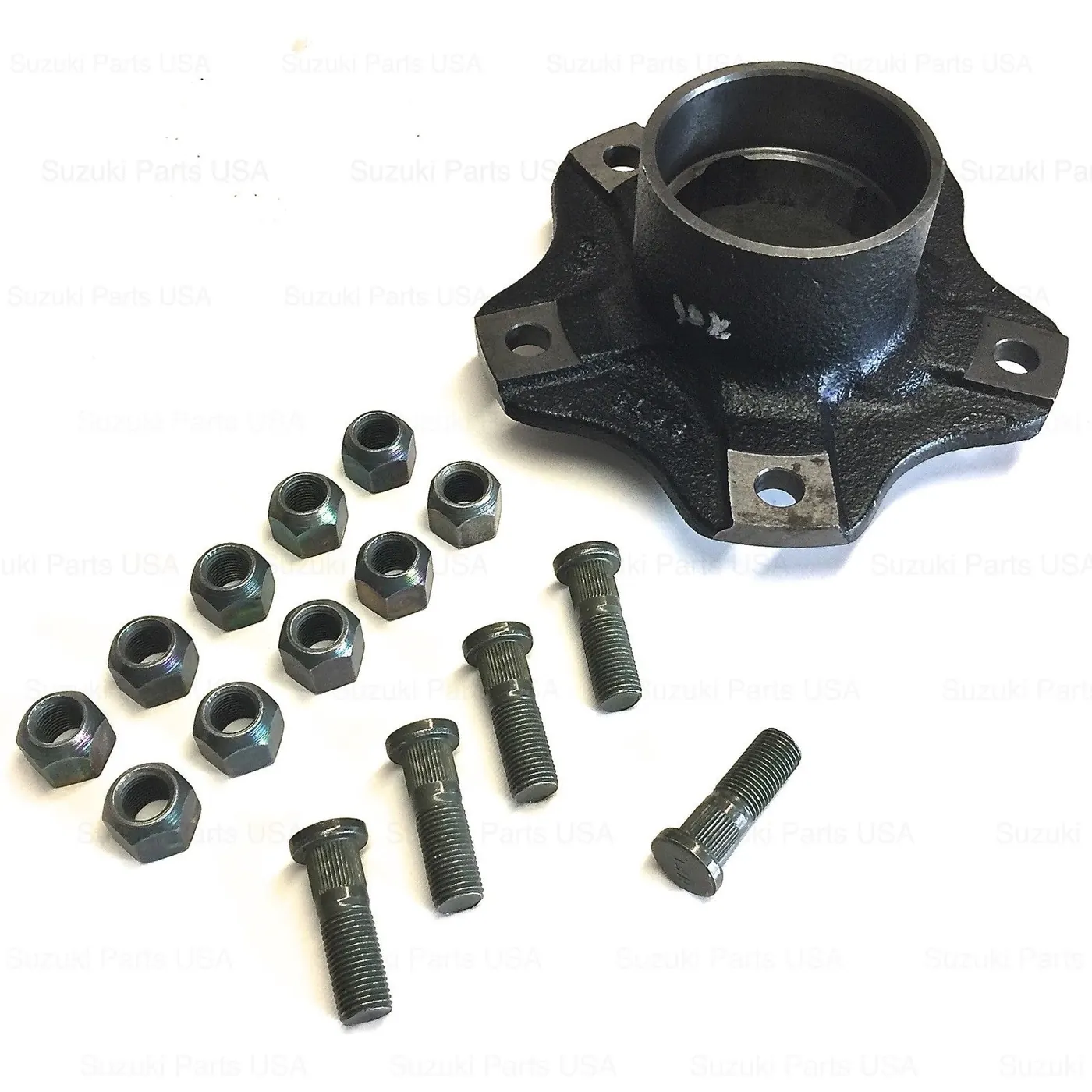 FRONT AXLE HUB, WHEEL STUDS / LUG NUTS (OEM)- SAMURAI ’80-’95