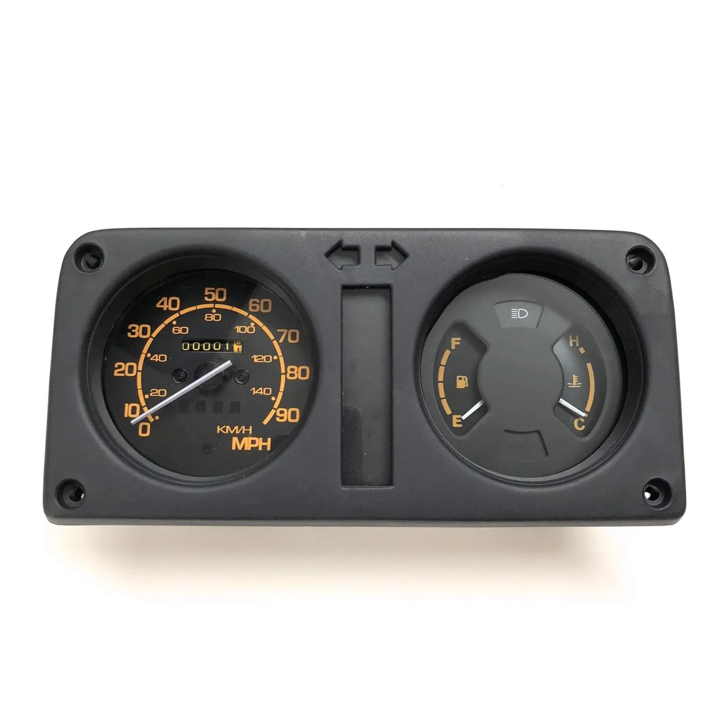 INSTRUMENT CLUSTER/SPEEDOMETER W/ HOOD (MPH) – SAMURAI ’85-’88