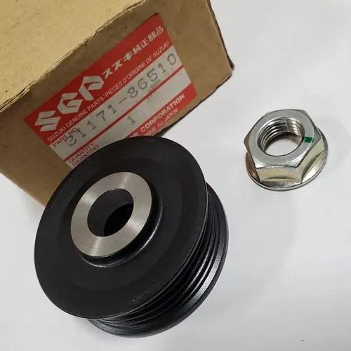 ALTERNATOR PULLEY / NUT (OEM) – SUZUKI G13BA ENGINE ’90-’95