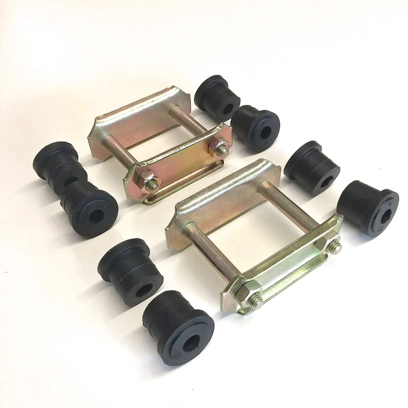QTY 2 – LEAF SPRINGS SHACKLES / BUSH / FRONT OR REAR – SAMURAI ’80-’95