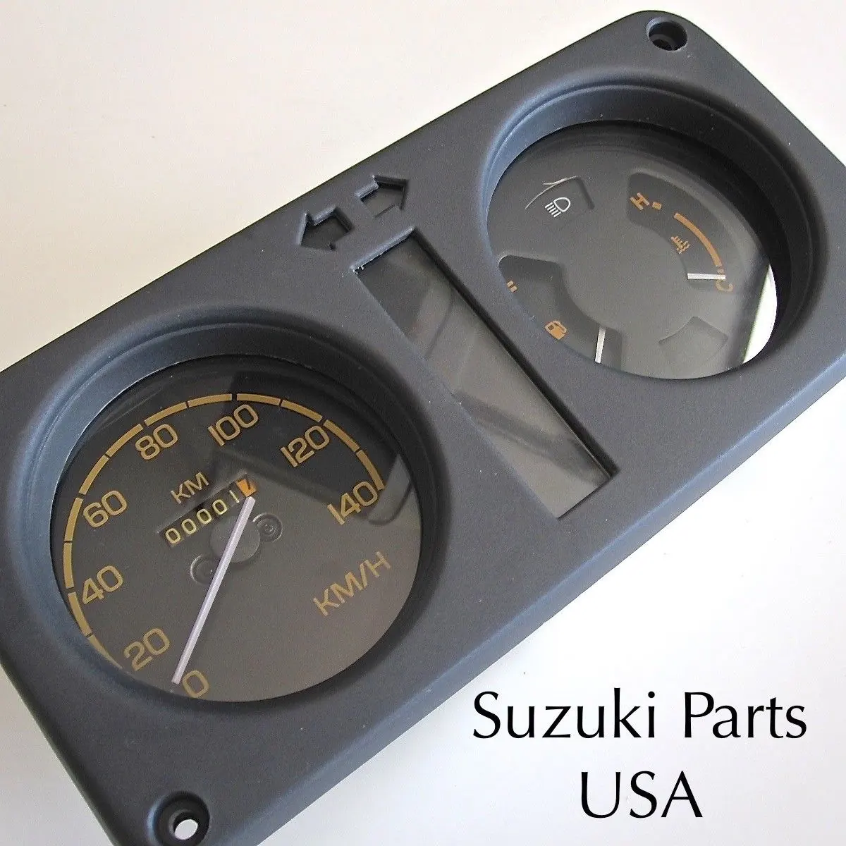 INSTRUMENT CLUSTER SPEEDOMETER W/HOOD – KPH (OEM) – SAMURAI ’85-’88