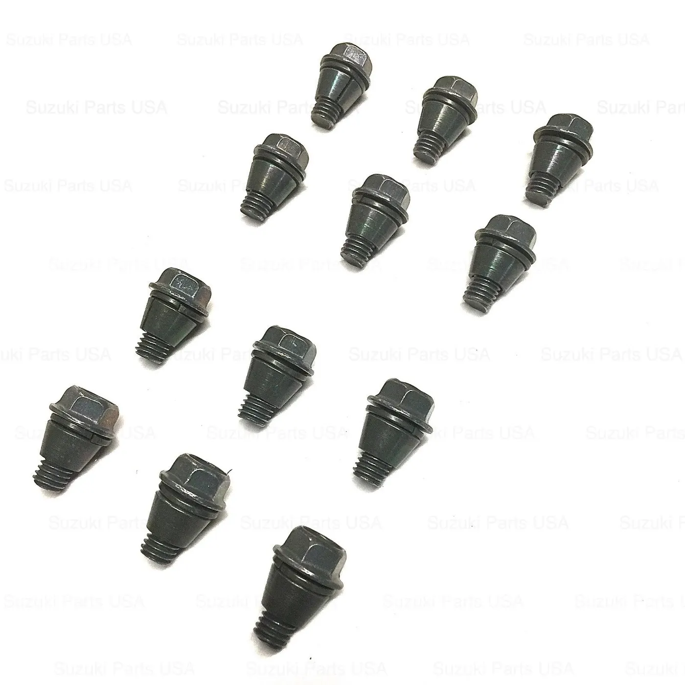 QTY 12 – LOCKING HUB CONE WASHER / BOLTS – SAMURAI ’80-’95