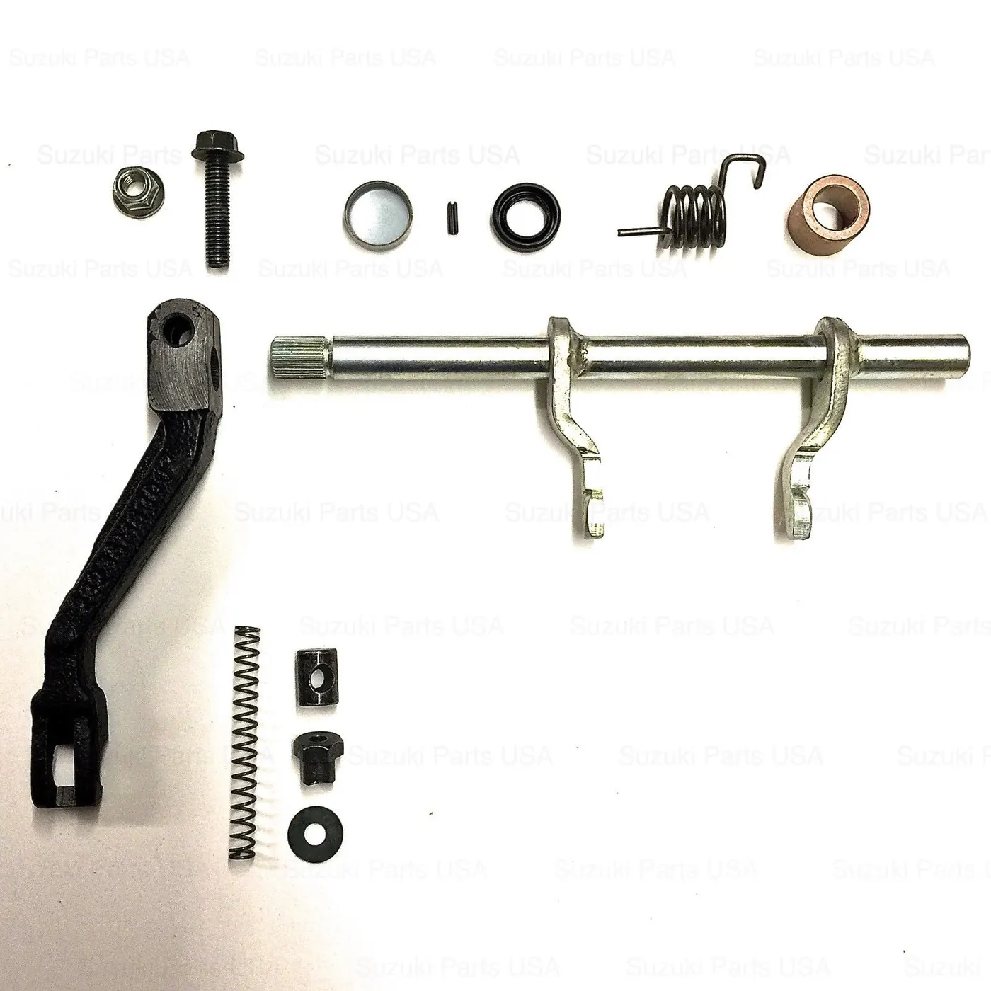 TRANSMISSION CLUTCH RELEASE SHAFT / ARM KIT (OEM) – SAMURAI ’85-’95