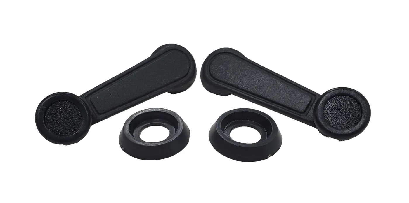 ALUMINUM WINDOW HANDLES (GRAY) – SAMURAI ’80-’95