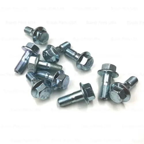 QTY 10 – HEX HEAD FLANGE BOLT PARTIAL THREAD 8MM X 1.00 X 20MM GRADE 10.9
