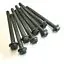 METRIC HEX HEAD FLANGE BOLT M8 8MM X 1.25 COARSE X 100MM LONG / 16MM THREAD