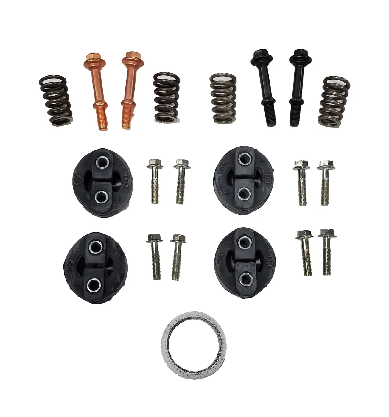 COMPLETE EXHAUST PIPE MOUNT KIT (OEM) – SAMURAI ’85-’95