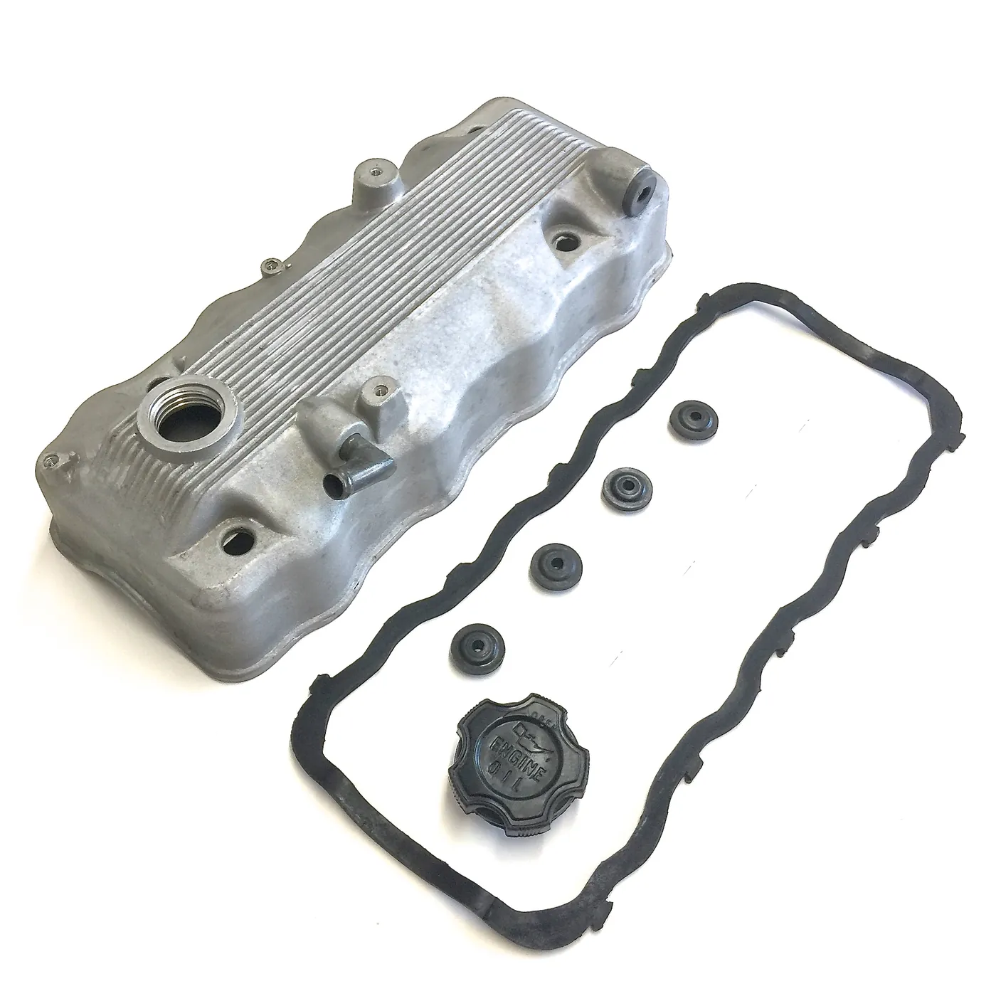 Suzuki engine valve cover, gasket, and oil cap from the Suzuki Parts USA catalog